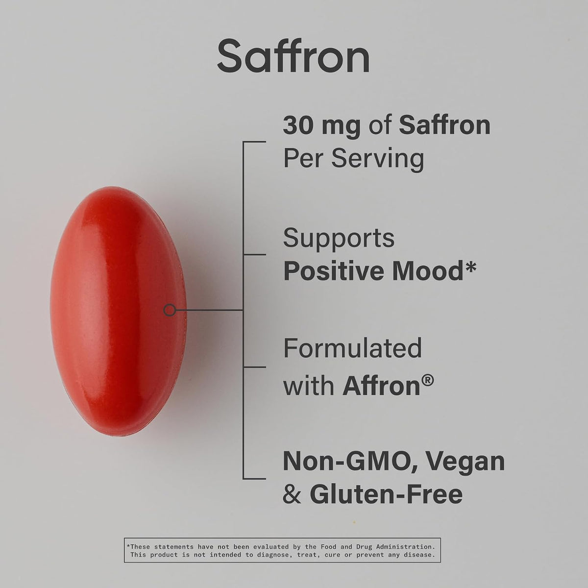 Sports Research Plant Based Saffron 30mg - 60 Softgels
