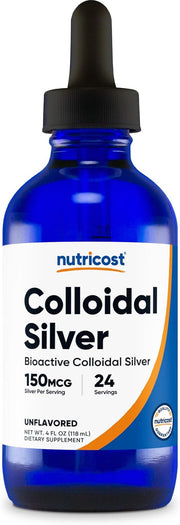 Nutricost Colloidal Silver 4 Fl Oz - 118ml
