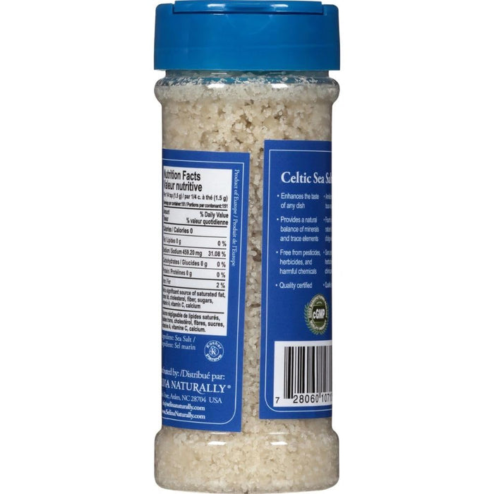 Celtic sea salt Light Grey Salt shaker 8oz