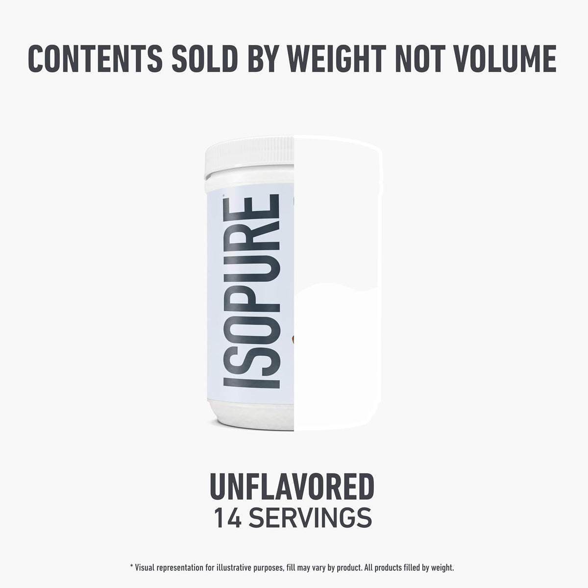 Isopure Grass-Fed Collagen Peptides Powder 14 serving - Unflavoured