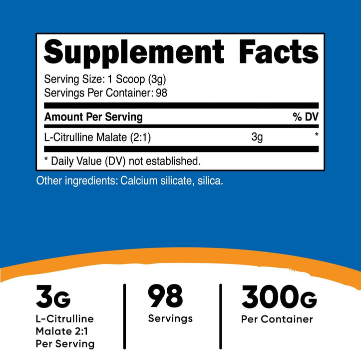 Nutricost L-Citrulline Malate 2:1 Powder