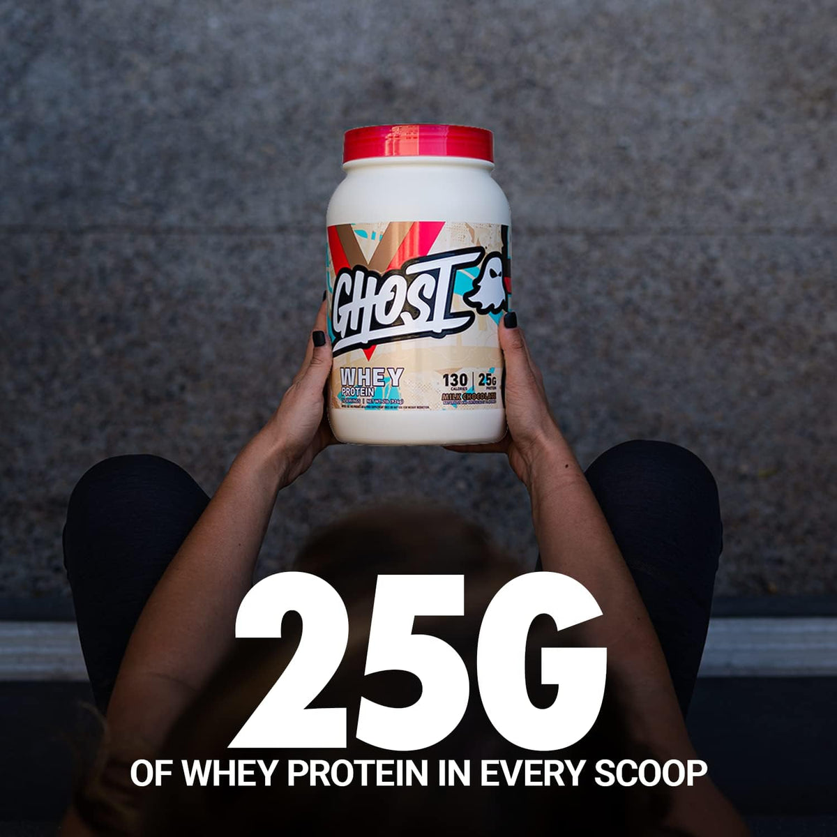 GHOST Whey Protein Powder 2lb - Milk Chocolate