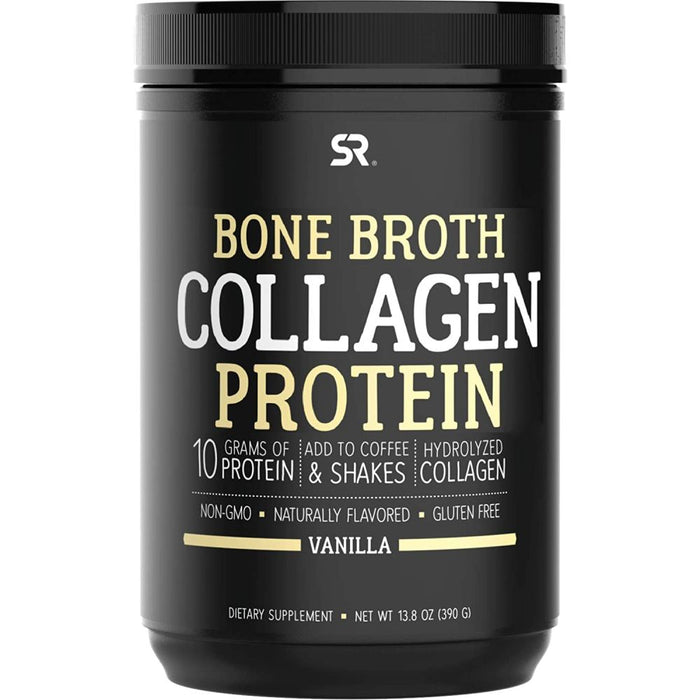 Sports Research Bone Broth Collagen Protein Powder Non-GMO, Gluten Free