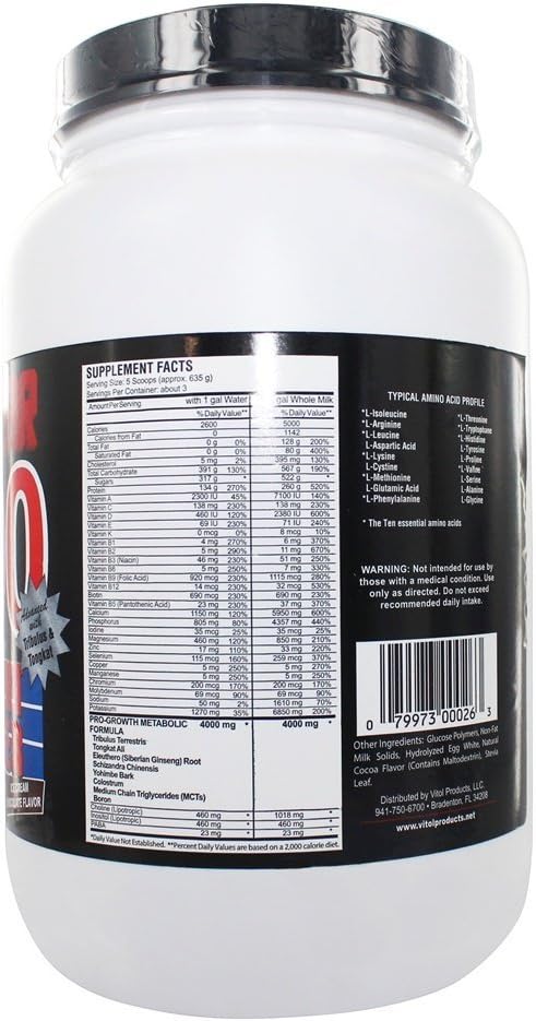 Vitol Russian Bear 5000 Weight Gainer 4lbs