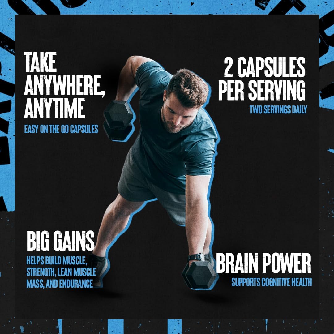 Universal Nutrition Animal Micronized Creatine Monohydrate Capsules, 300 Caps