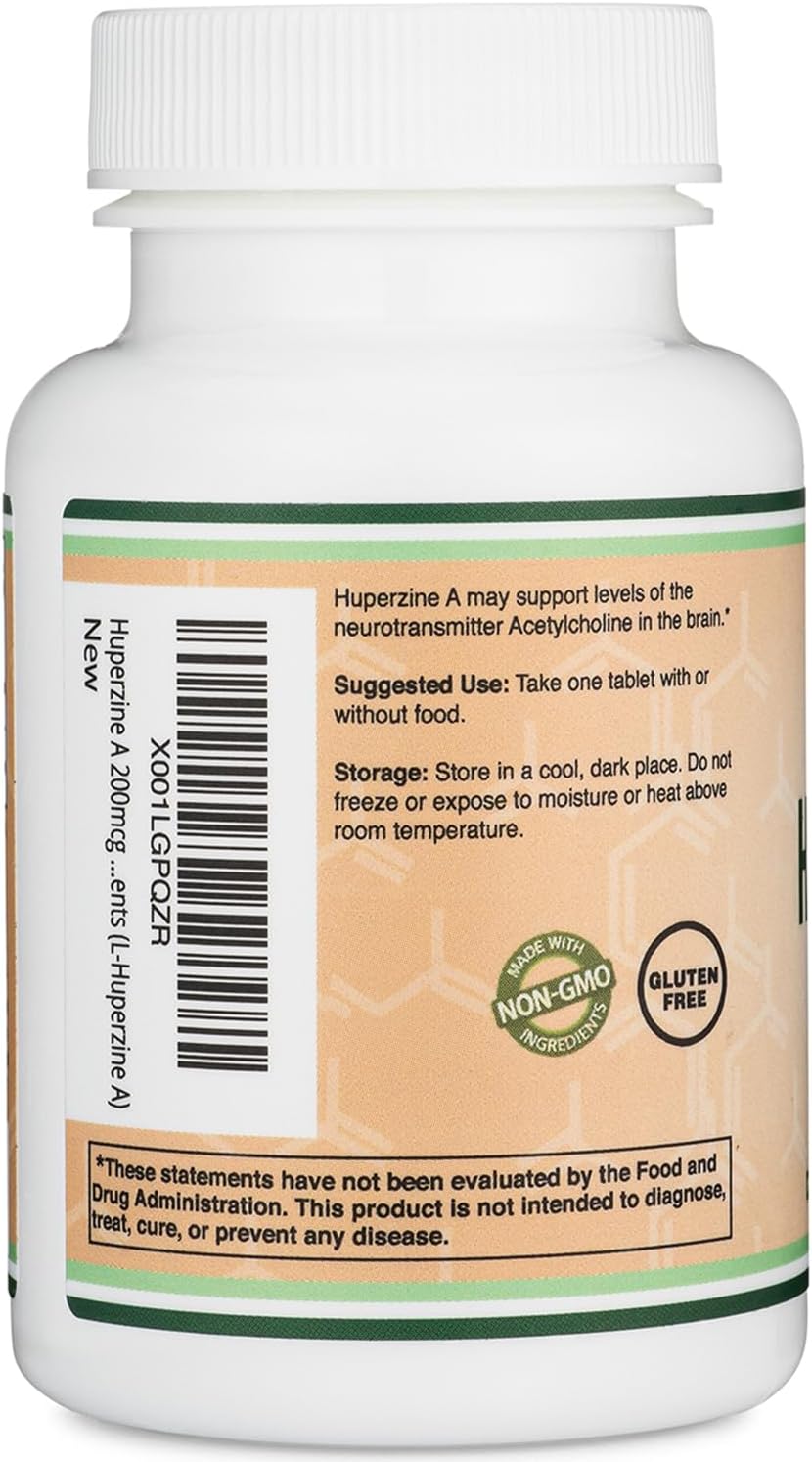 Double Wood Supplements Huperzine A 200mcg - 120 Tablets