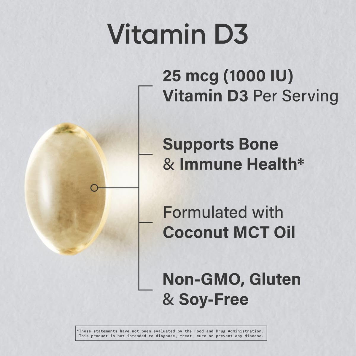 Sports Research Vitamin D3 1000iu, 360 softgels - Vitamin D for Strong Bones & Immune Health - Supports Calcium Absorption