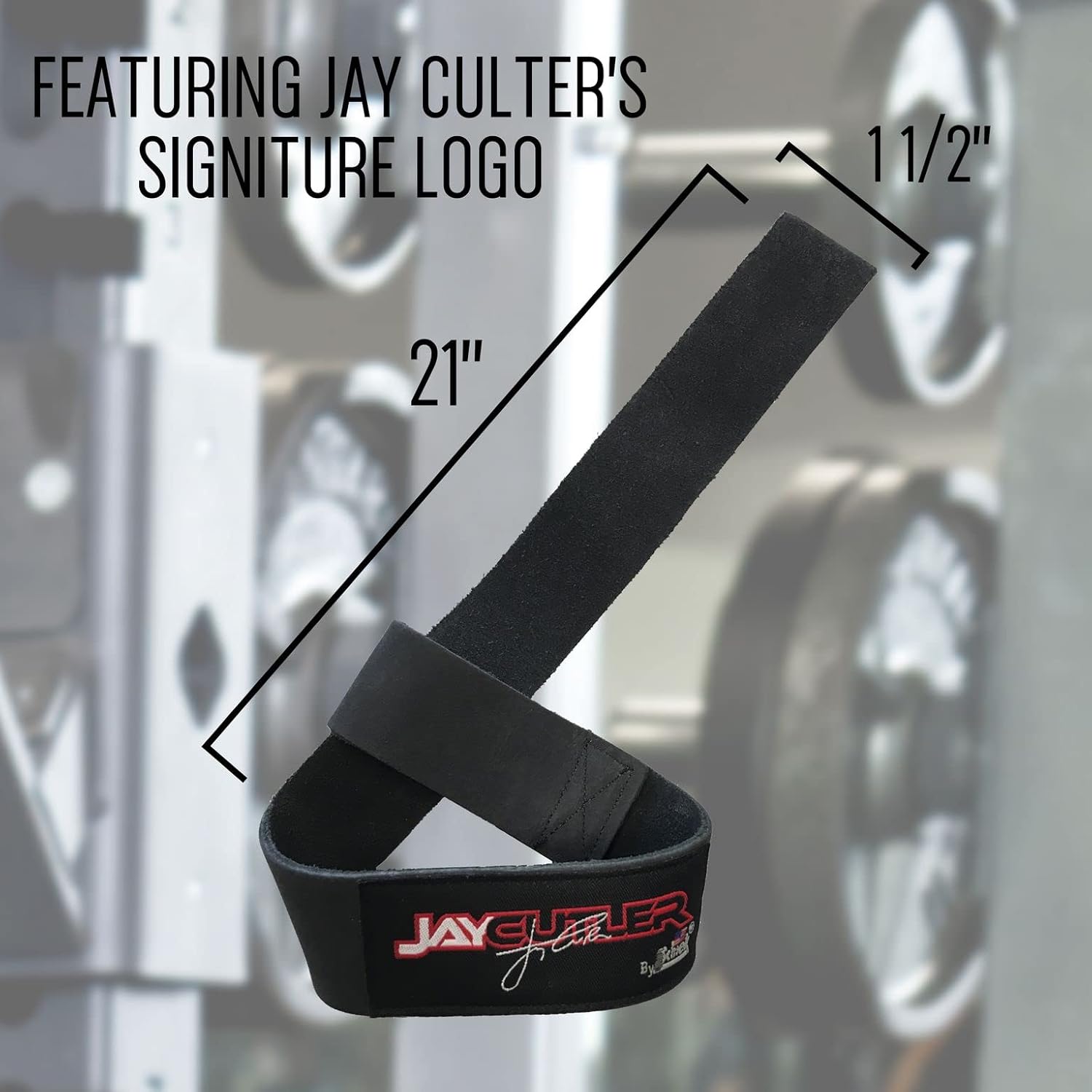 Schiek Model J-1000LLS Jay Cutler Signature Leather Lifting Straps