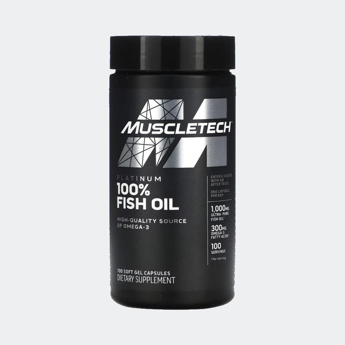 Muscletech Platinum 100% Fish Oil, 100 Capsules