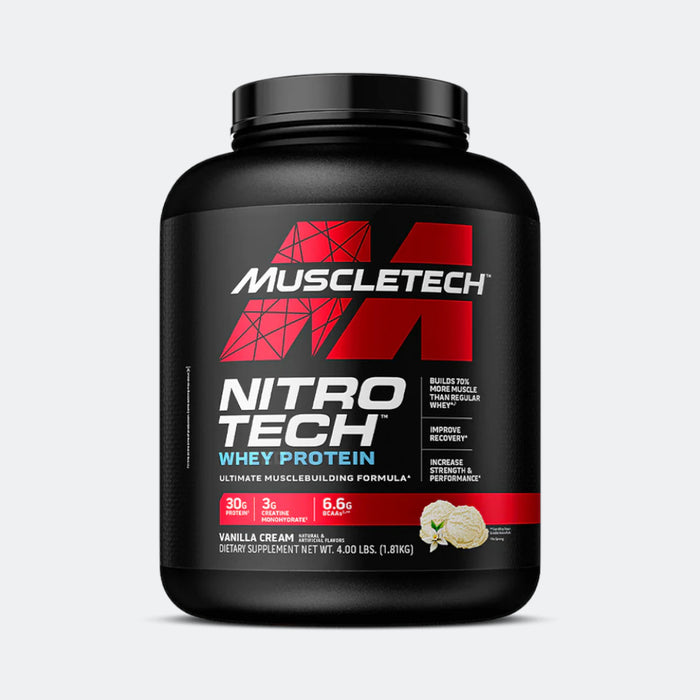 MuscleTech Nitro Tech Whey Protein 4lbs