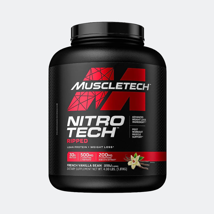 MuscleTech Nitro Tech Ripped Protein Powder 4lb