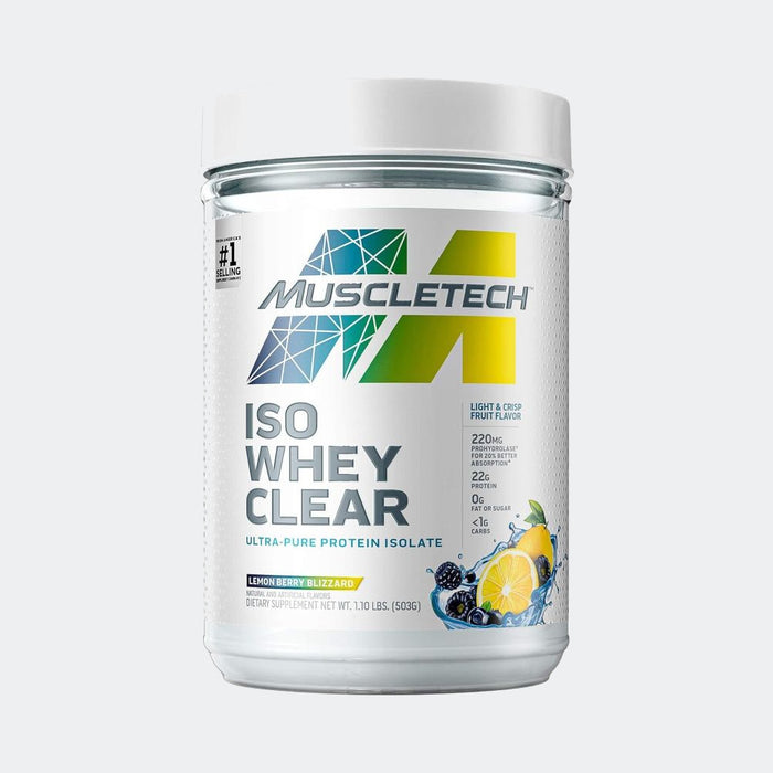 MuscleTech ISO Clear Whey Protein Isolate 1.1lb