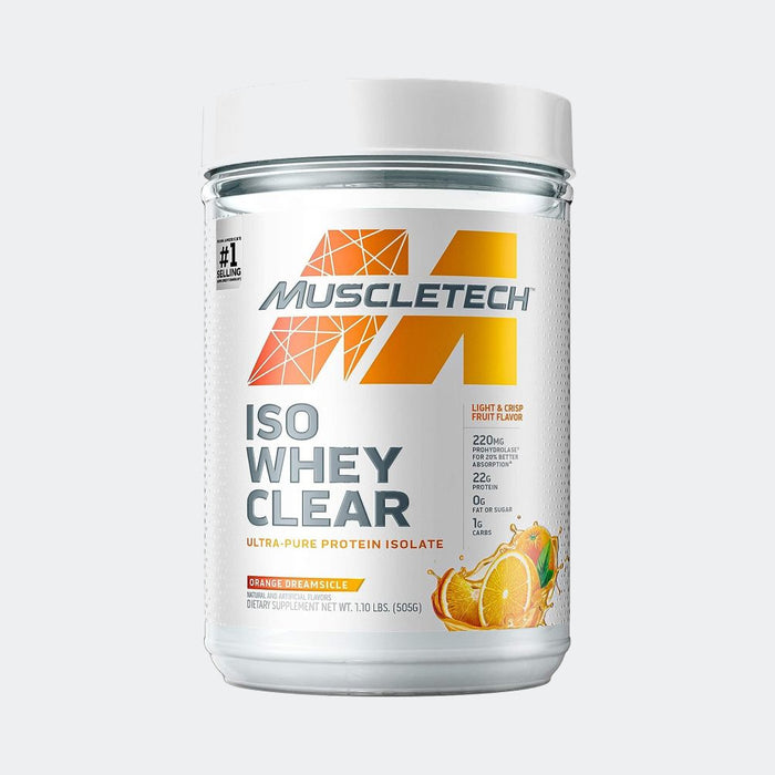 MuscleTech ISO Clear Whey Protein Isolate 1.1lb