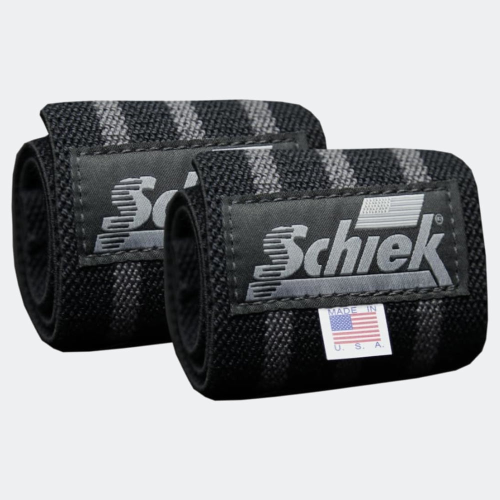 Schiek Black Out Line Wrist Wraps
