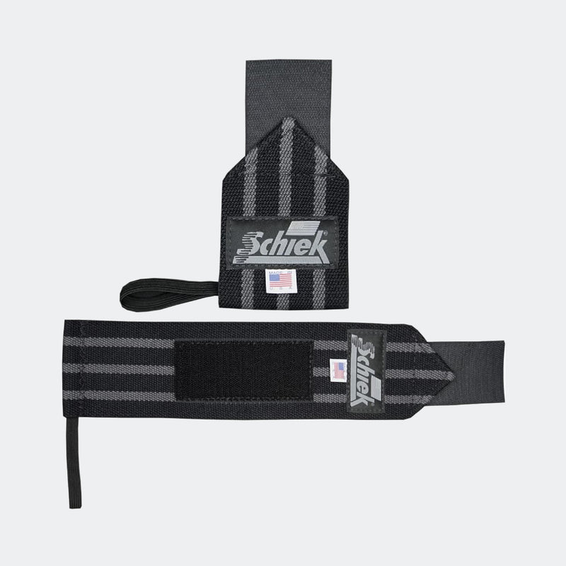 Schiek Black Out Line Wrist Wraps