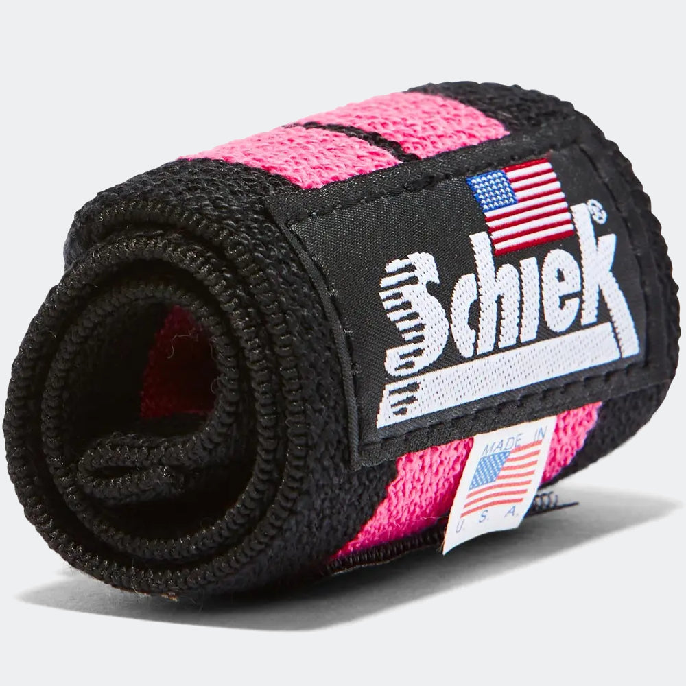 Scheik Pink Line Wrist Wraps - 12 inch