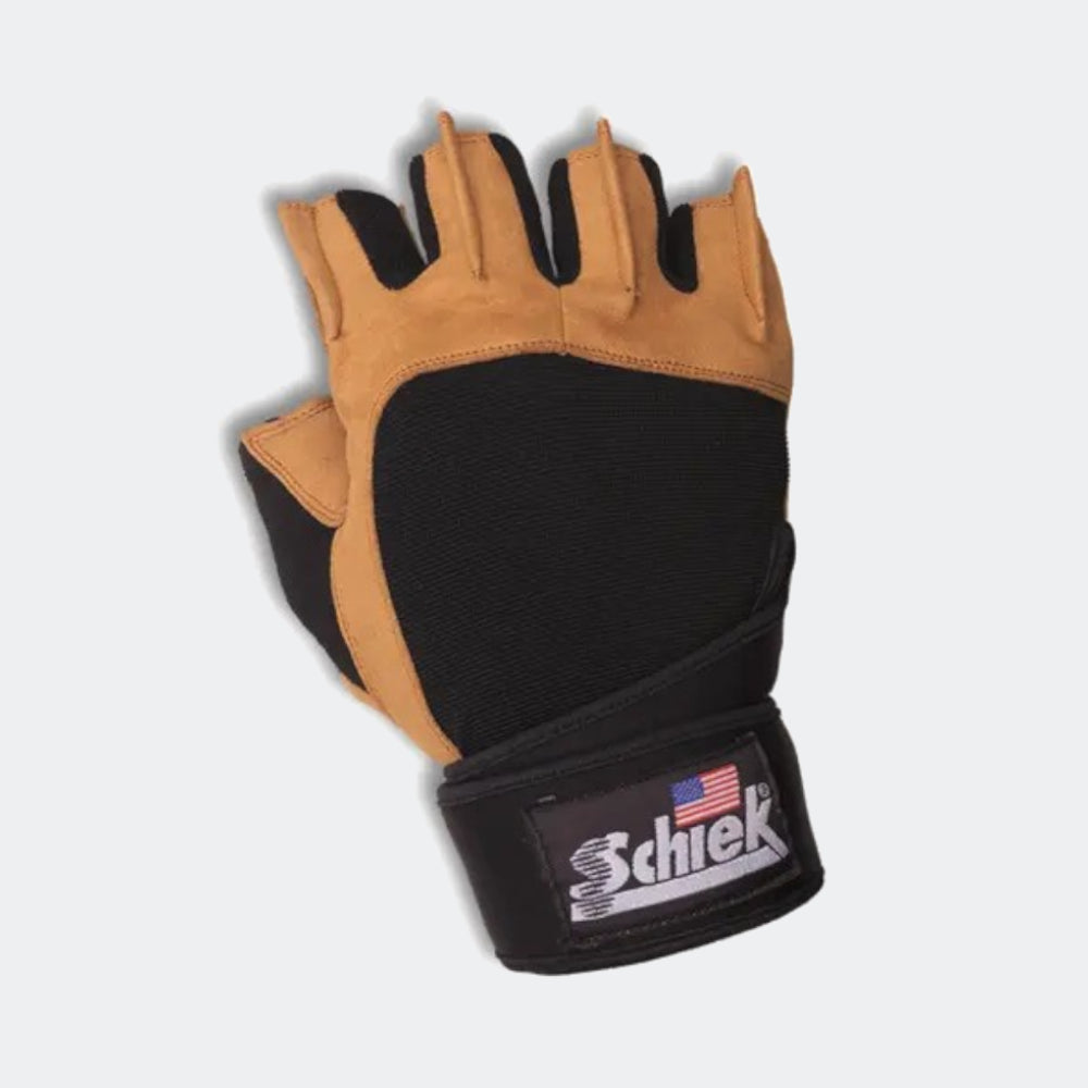 Schiek Model 425 Power Series Lifting Gloves with Wrist Wrap