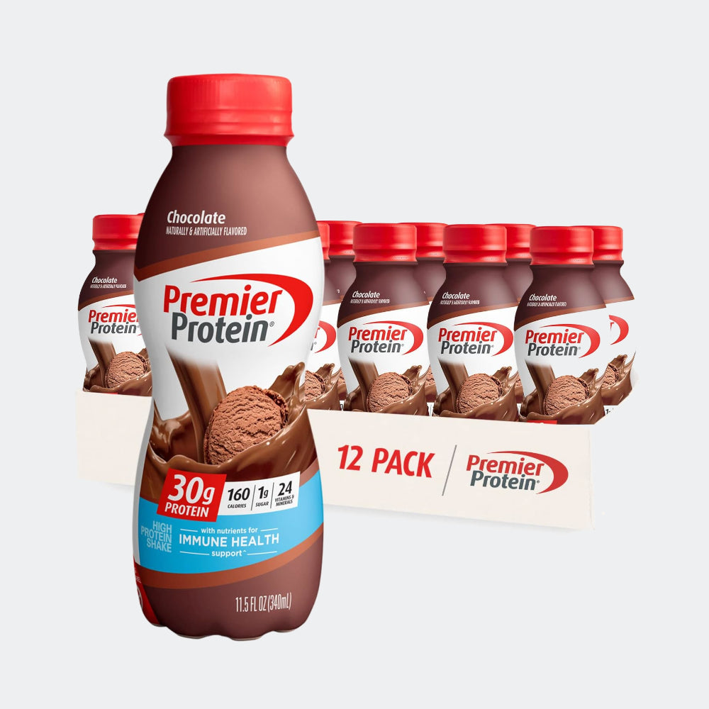 Premier Protein Shake 11.5oz (Pack of 12) - 30g Protein, 1g Sugar, 24 Vitamins & Minerals, Nutrients to Support Immune Health