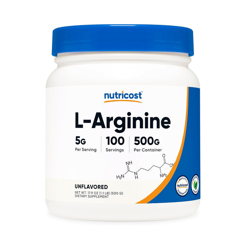 Nutricost L-Arginine Powder - 5000mg per serving