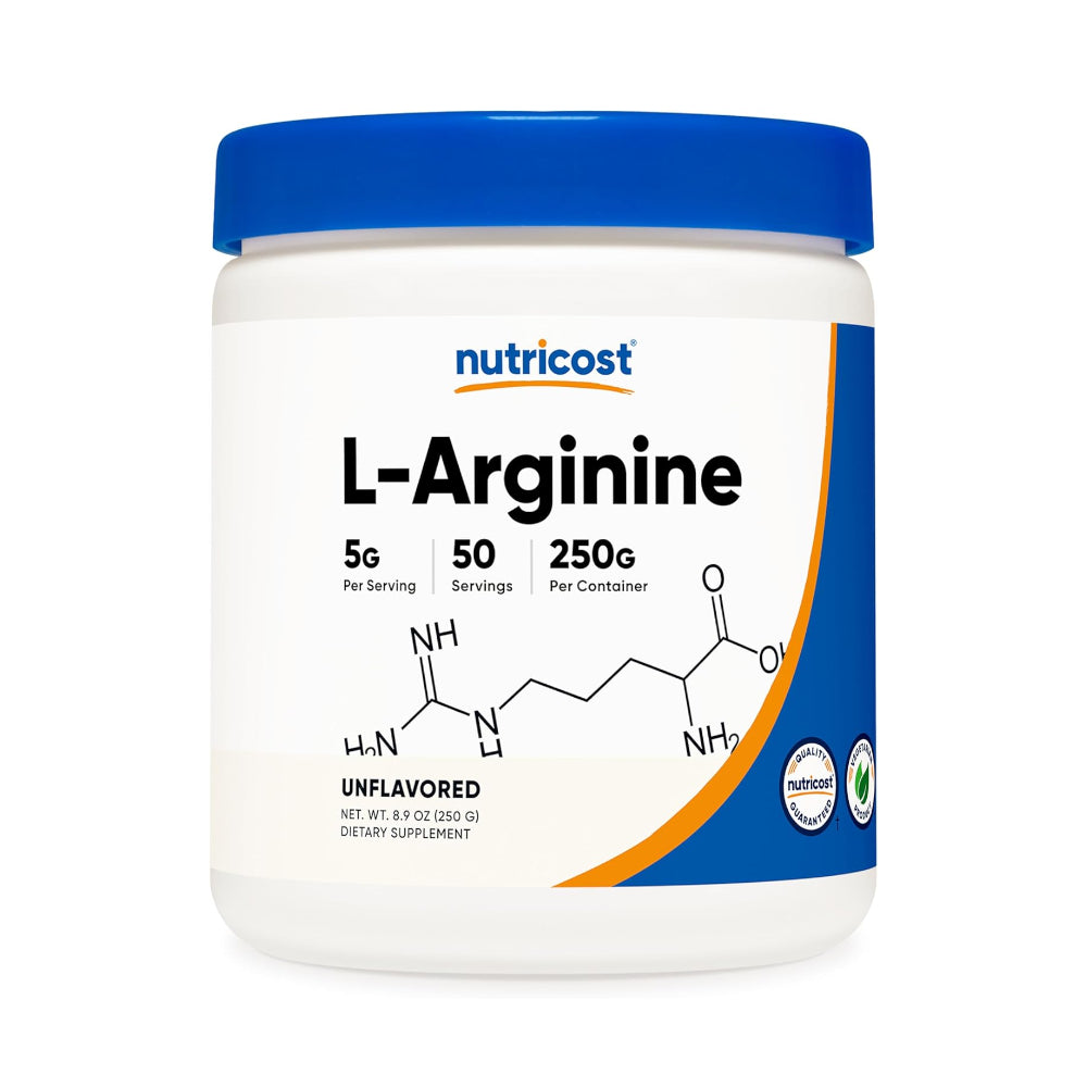 Nutricost L-Arginine Powder - 5000mg per serving