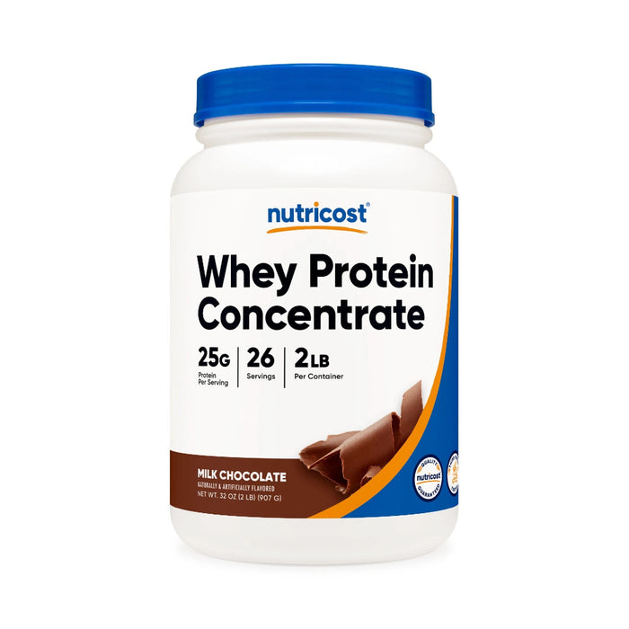 Nutricost Whey Protein Concentrate 2lb - Gluten Free & Non-GMO