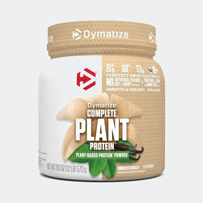 Dymatize Vegan Plant Protein Powder 1.2lb, Smooth Vanilla