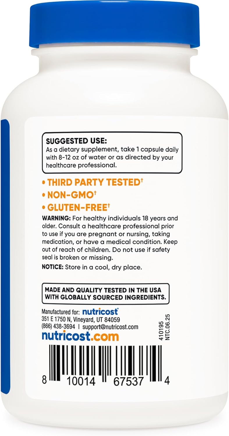 Nutricost Milk Thistle 1,000mg Equivalent, 240 Capsules - 250mg of 4:1 Extract - Vegan, Non-GMO and Gluten Free