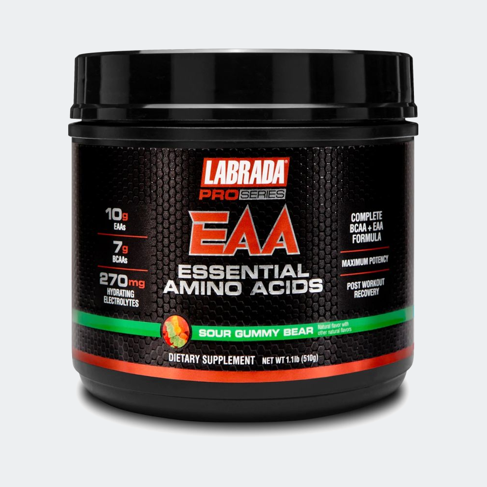 Labrada Pro Series EAA Essential Amino Acid Hydrating Formula 1.1lb - 10g EAAs 7g BCAAs & 270mg Hydrating Elecrolytes Recovery and Performance