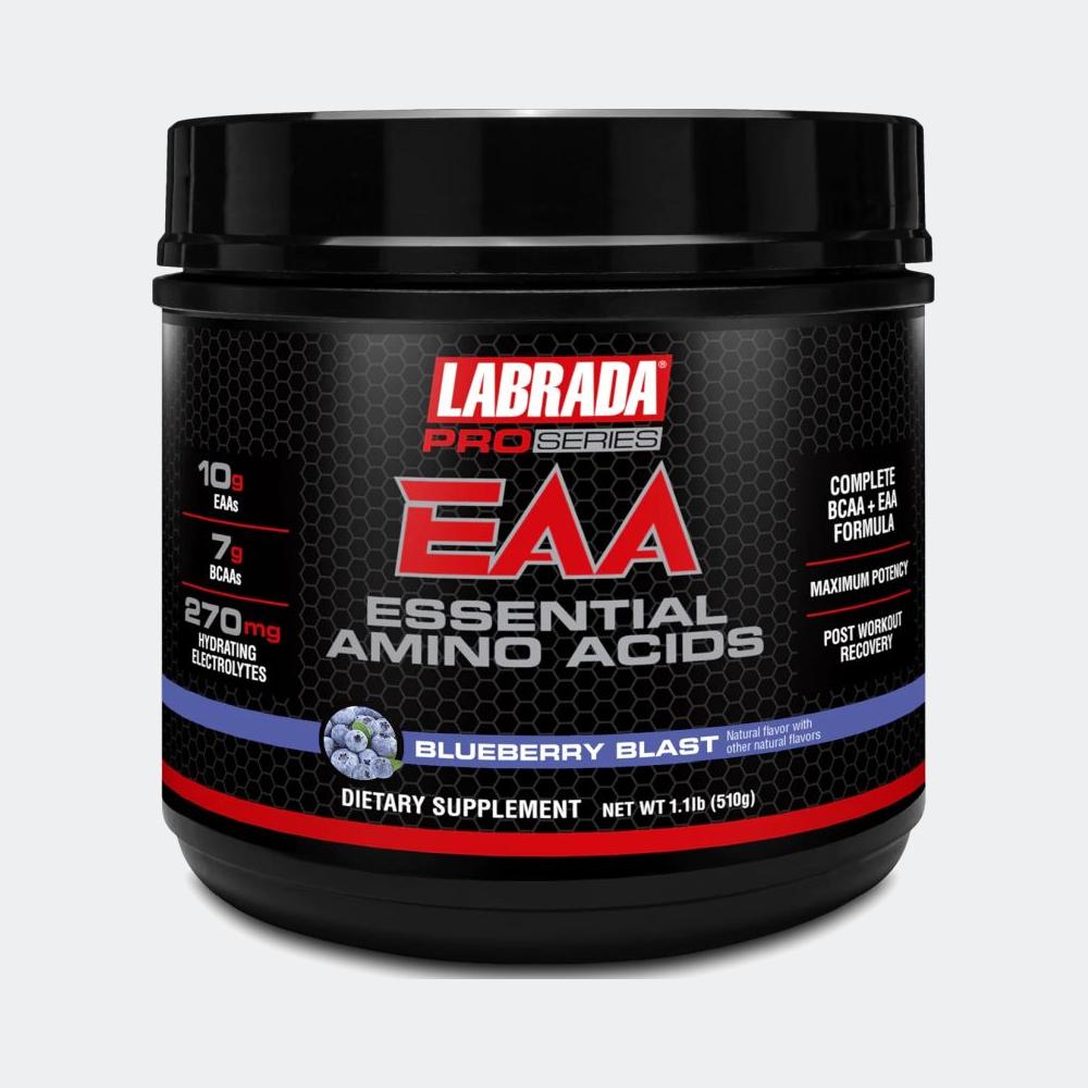 Labrada Pro Series EAA Essential Amino Acid Hydrating Formula 1.1lb - 10g EAAs 7g BCAAs & 270mg Hydrating Elecrolytes Recovery and Performance