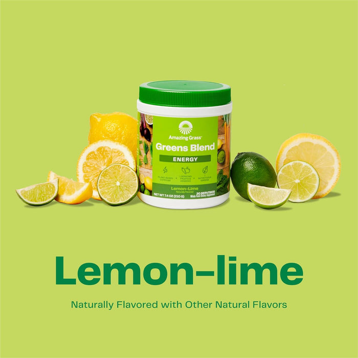 Amazing Grass Green Blend Energy, Lemon Lime, 210g