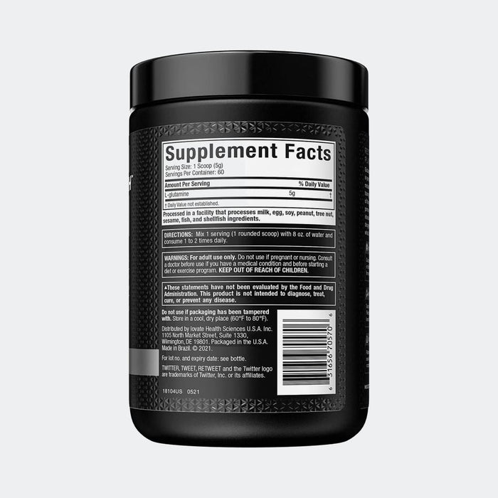 MuscleTech Platinum 100% Glutamine Powder 300g, Post Workout Recovery