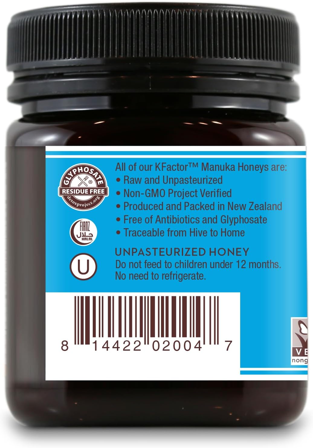 Wedderspoon 100% Raw Manuka Honey 8.8 Oz (250g)