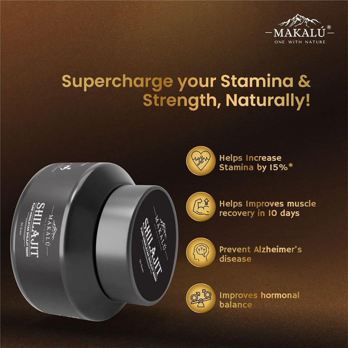 Makalu Ayurvedic Pure Himalayan Shilajit, 50gm