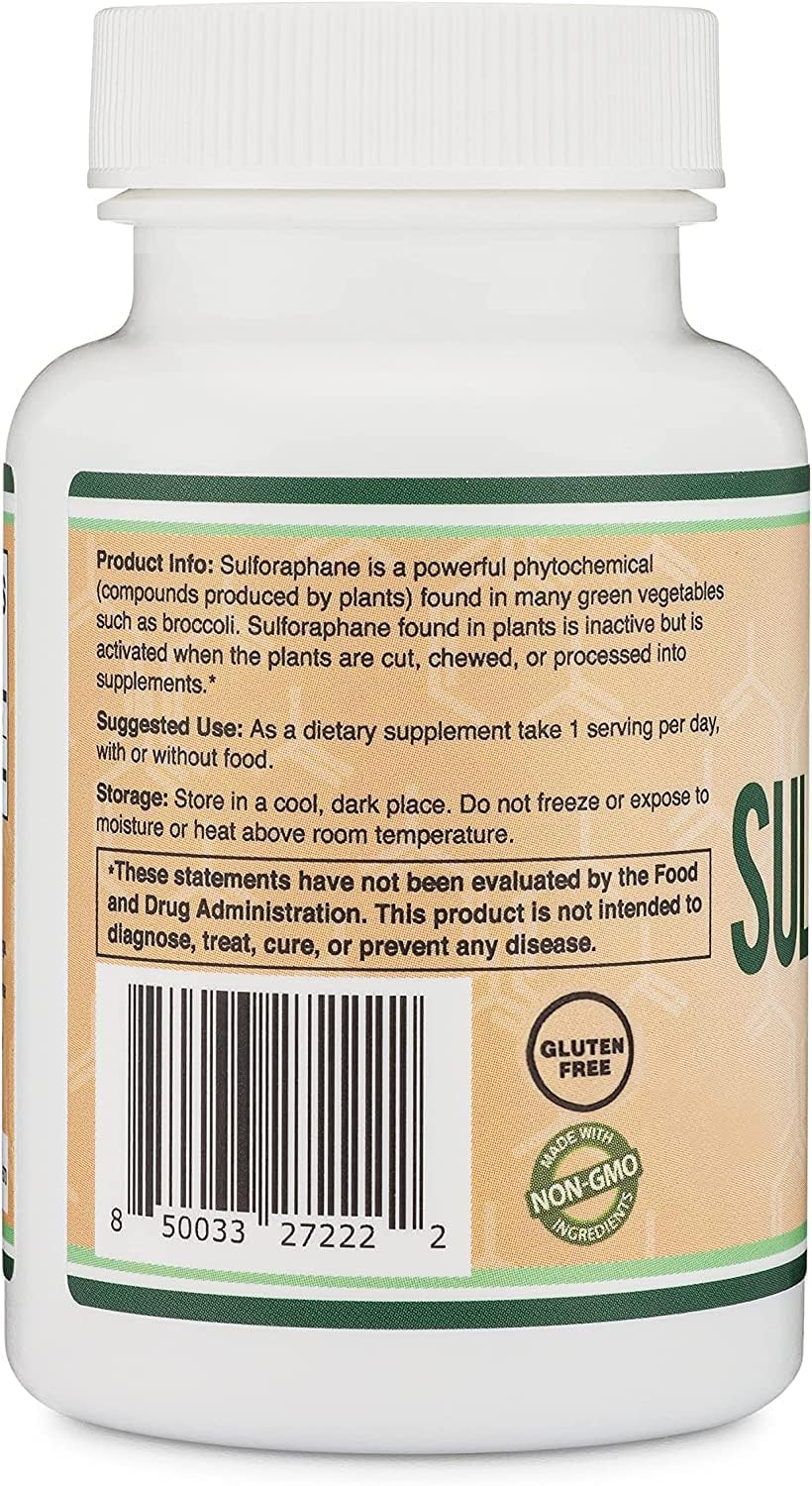 Double Wood Supplements Sulforaphane 20mg - 120 capsules