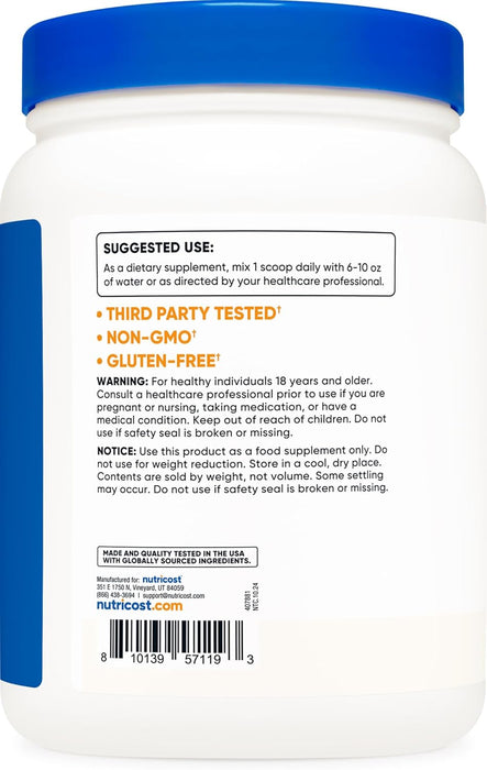 Nutricost Multi Collagen Protein Complex, Unflavored, 30 Servings - Supplement with Biotin, Hyaluronic Acid, and Collagen Peptides