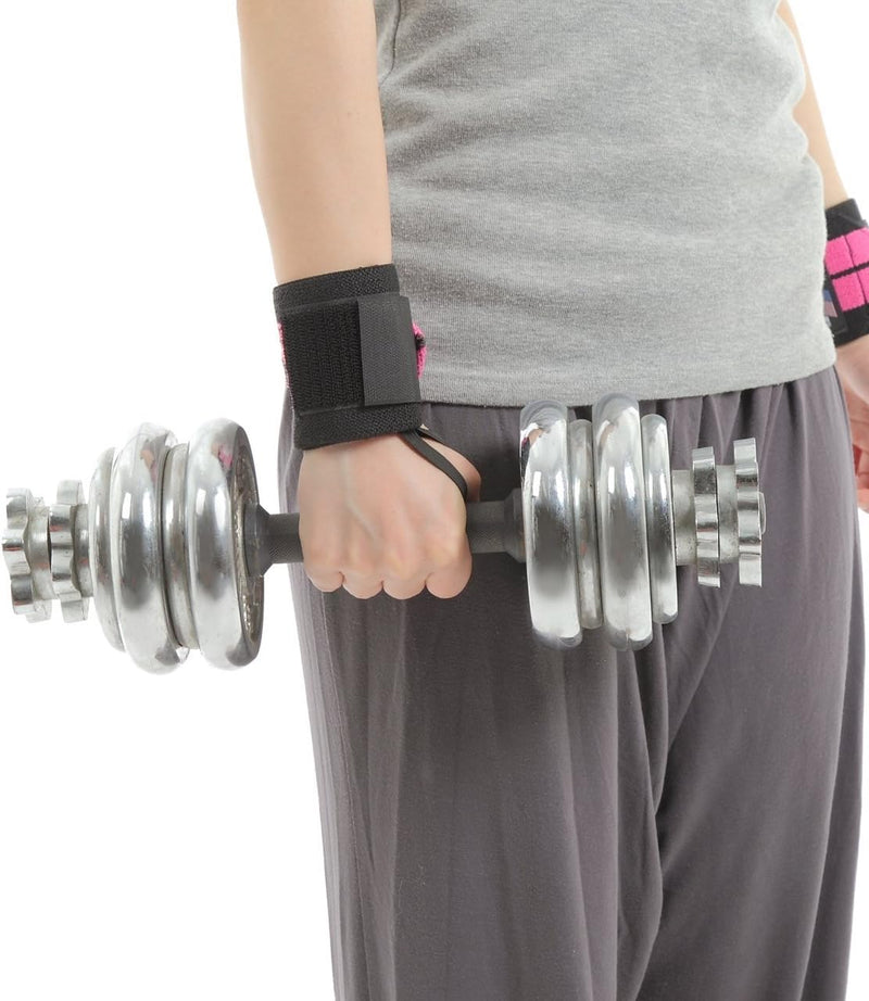 Scheik Pink Line Wrist Wraps - 12 inch