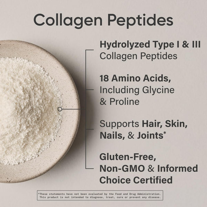 Sports Research Collagen Peptides Powder 3.9 oz, Unflavored