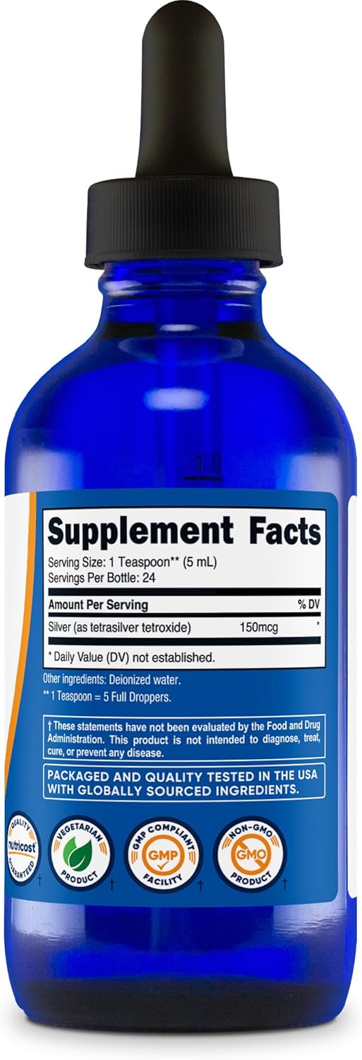 Nutricost Colloidal Silver 4 Fl Oz - 118ml