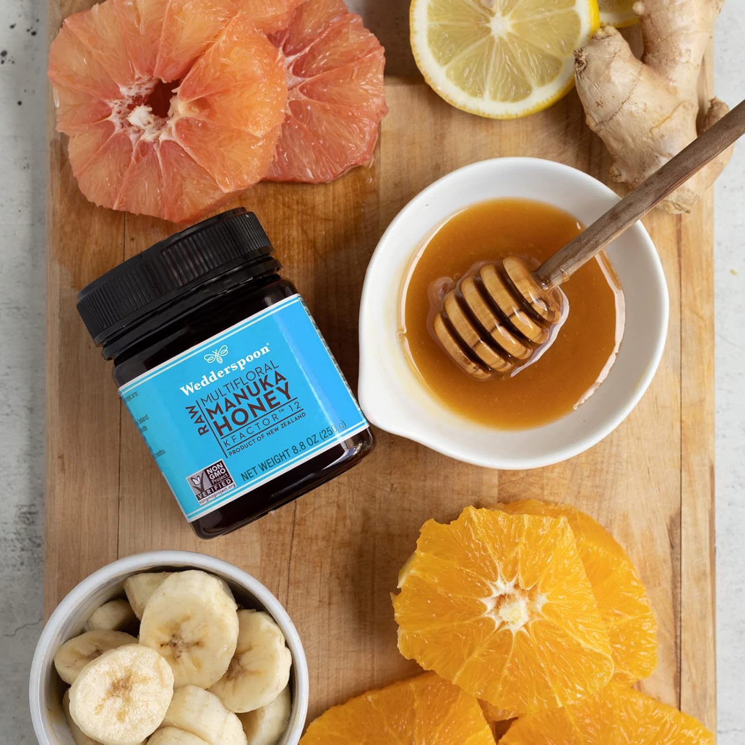 Wedderspoon 100% Raw Manuka Honey 8.8 Oz (250g)