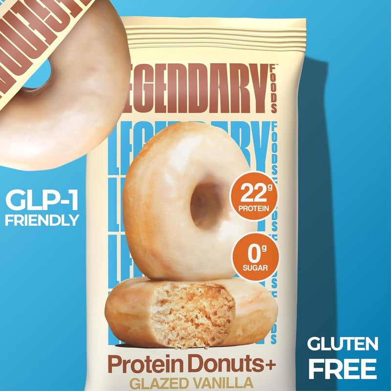 Legendary Foods Protein Donuts 72g (Pack of 8) - 2 Donuts per Pack