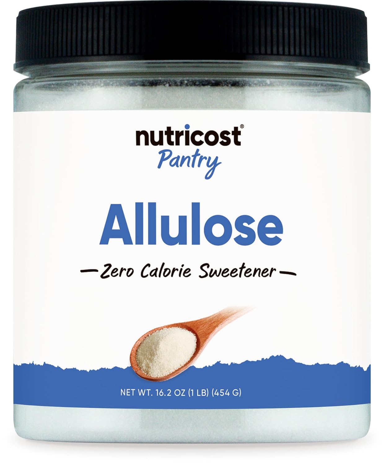 Nutricost Allulose Sweetener 1lb - KETO Sugar, 0 Calorie, Low Carb