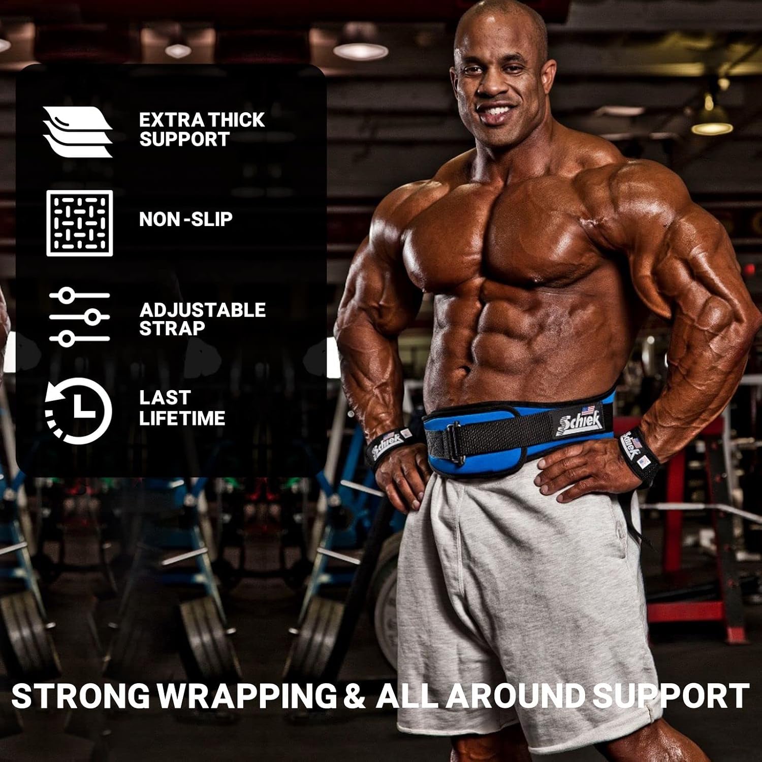 Schiek Model 1000BLS Basic Lifting Straps