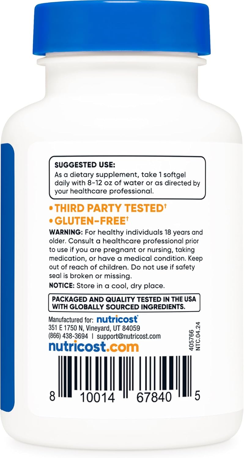 Nutricost Lycopene 50mg, 60 softgels
