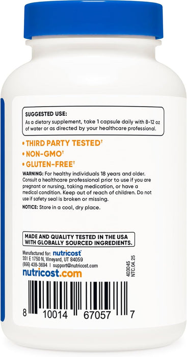 Nutricost White Kidney Bean 120 Capsules - Vegetarian Caps, Gluten Free and GMO Free