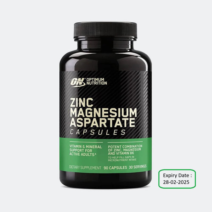 Optimum Nutrition ZMA Zinc Magnesium Aspartate, Muscle Recovery