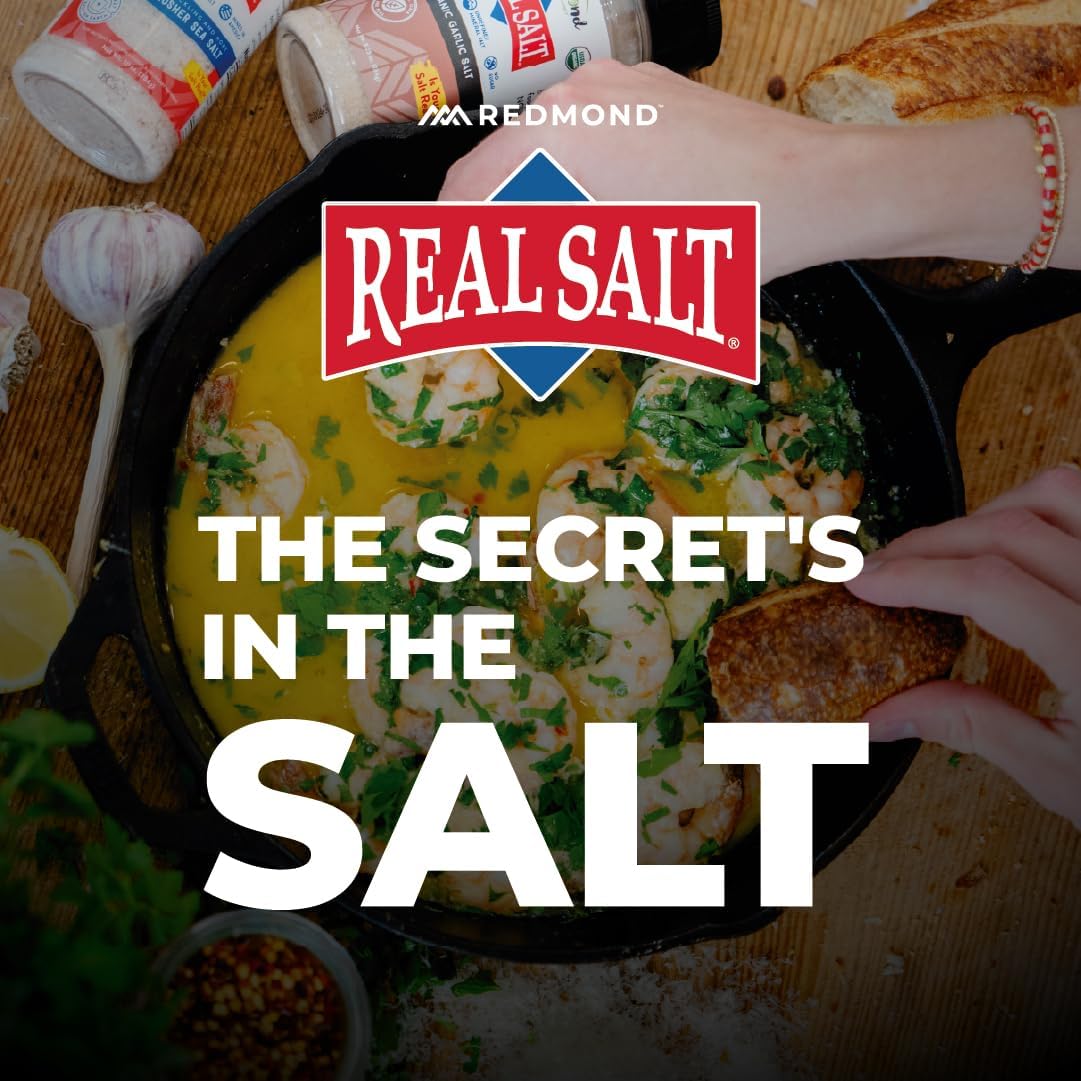 Redmond Real Salt - Ancient Kosher Sea Salt Shaker 10 Oz