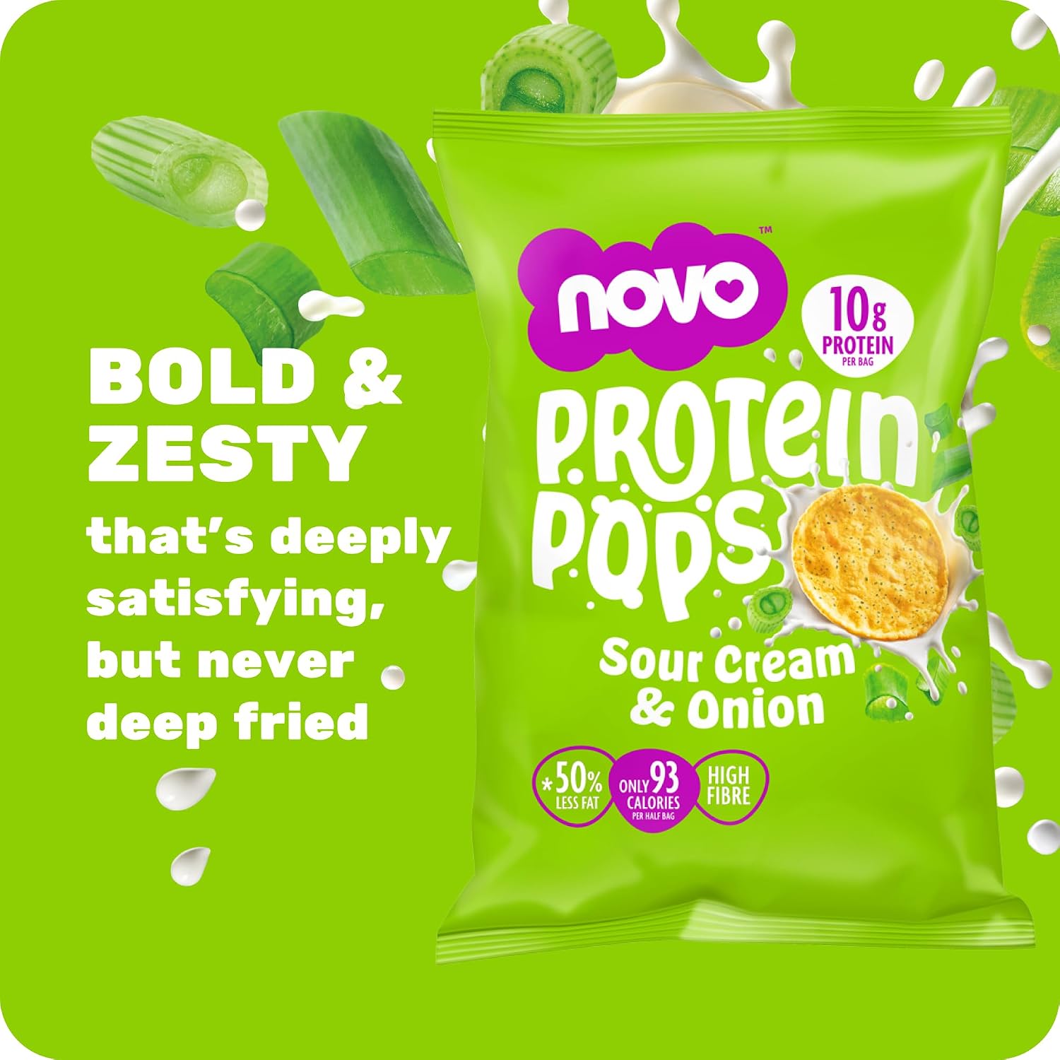 Novo Nutrition Protein Pops 45g -  Pack of 6