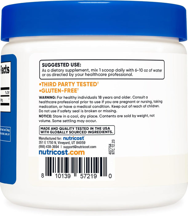 Nutricost L-Theanine Powder 100 Grams - Gluten Free & Non-GMO