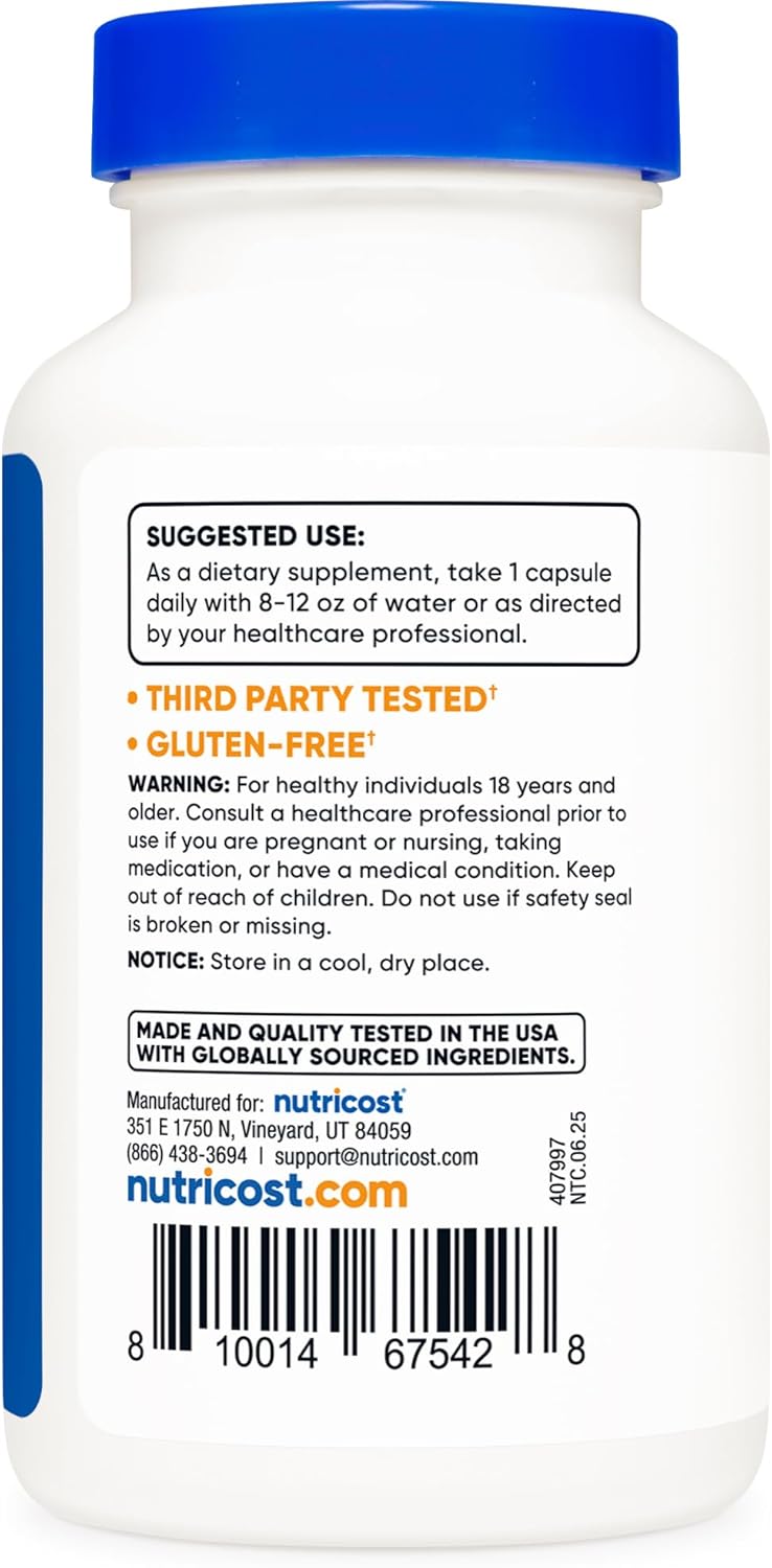 Nutricost DIM (Diindolylmethane) 300mg - 120 Capsules