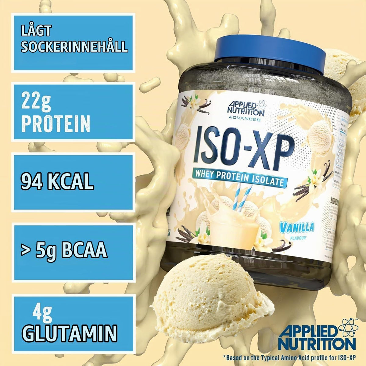 Applied Nutrition ISO XP Whey Protein Isolate - 1.8kg